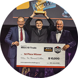 Mangawhai builder crowned New Zealand’s top apprentice